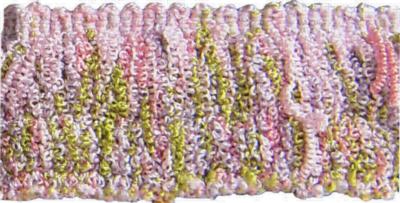 Europatex Trimmings Amelia Brushed Fringe Blush in Hoopla Pink polyester Pink TrimsBrush Fringe