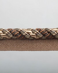 Blossom Field Metallic Lip Cord by  Schumacher Fabric 