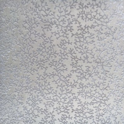 Europatex Charleston Mist in 2017 New Multipurpose Polyester  Blend Scrolling Vines Marine Life Patterned Velvet 