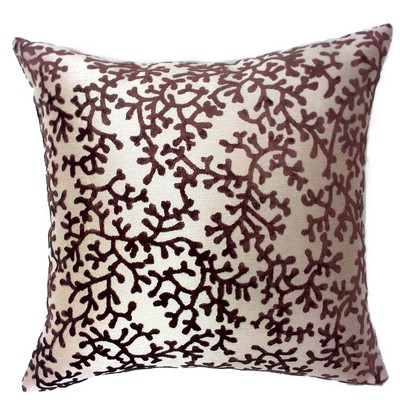 Europatex Coral Pillow Brown in Coral Pillows All the Pillows