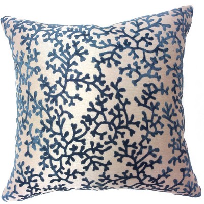 Europatex Coral Pillow Blue in Coral Pillows All the Pillows