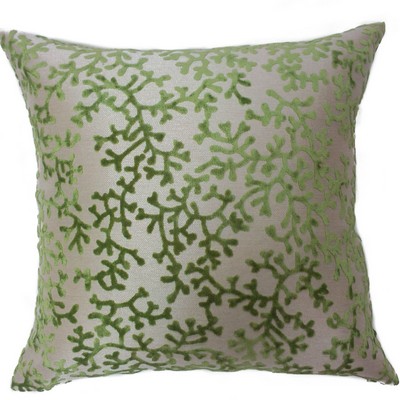 Europatex Coral Pillow Green in Coral Pillows All the Pillows