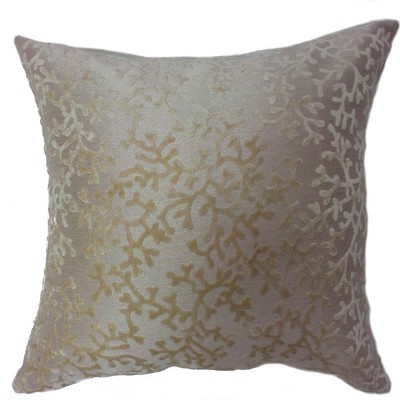 Europatex Coral Pillow Ivory in Coral Pillows Beige All the Pillows