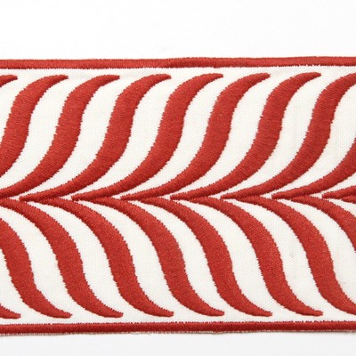 Europatex Trimmings Crest Coral in Crest Orange Orange TrimsWide  Trim Tape