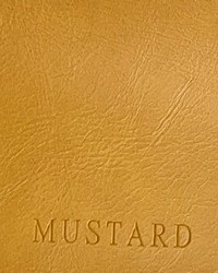 Derma Performance Mustard Faux Leather by   