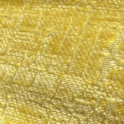 Europatex Felicity Lemon Velvet in feleicty Yellow Upholstery Polyester Fire Rated Fabric Fire Retardant Velvet and Chenille Patterned Velvet Contemporary Velvet 