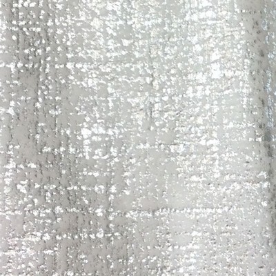 Europatex Flash White in Enchanted White Multipurpose Polyester Printed Velvet 