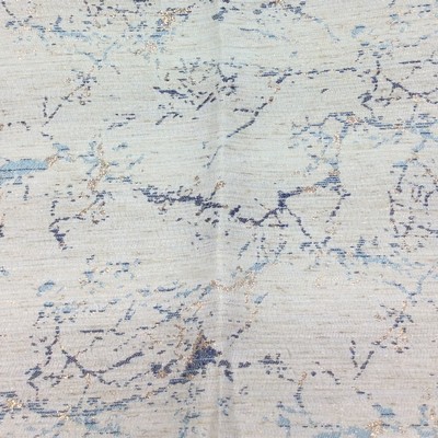 Europatex Limestone Blue in Limestone Liliana Blue Drapery Polyester Abstract 