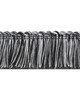 Europatex Trimmings Pergola Brush Fringe Black