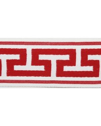 Pergola Embroidered Cranberry by   