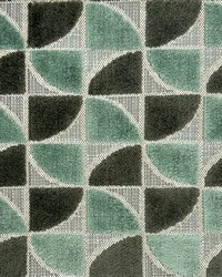 Pinwheel Jade Cut Velvet by  Waverly 