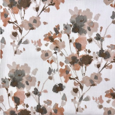 Europatex Sakura Tan Cotton Prints Beige Multipurpose Cotton Cotton Watercolor Large Print Floral  Abstract Floral  Fabric