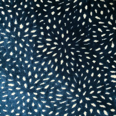 Europatex Sun Sailor Velvet in sun-dial Blue Multipurpose Polyester  Blend Patterned Velvet 