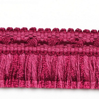 Europatex Trimmings Tampere Cranberry in Helsinki Red Polyester Red TrimsBrush Fringe