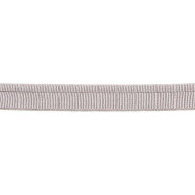Europatex Trimmings Versailles Grosgrain Cord 1/4 Smoke Versailles Grey 64% Rayon, 34% Cotton, 2% Polyester Grey Silver Trims  Cord 