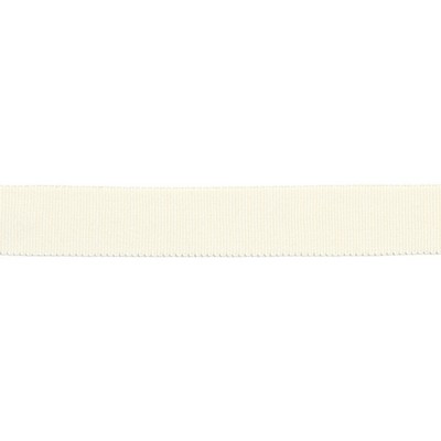 Europatex Trimmings Versailles Grosgrain Ribbon 7/8 Cotton Versailles White 100% Rayon White Trims  Trim Border 