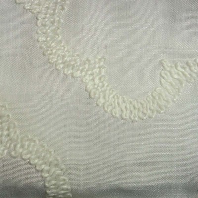 Europatex Virginia Snowflake in 2017 New White Multipurpose Polyester Quatrefoil 