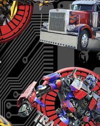 Transformers Air Filters Cotton Print by   