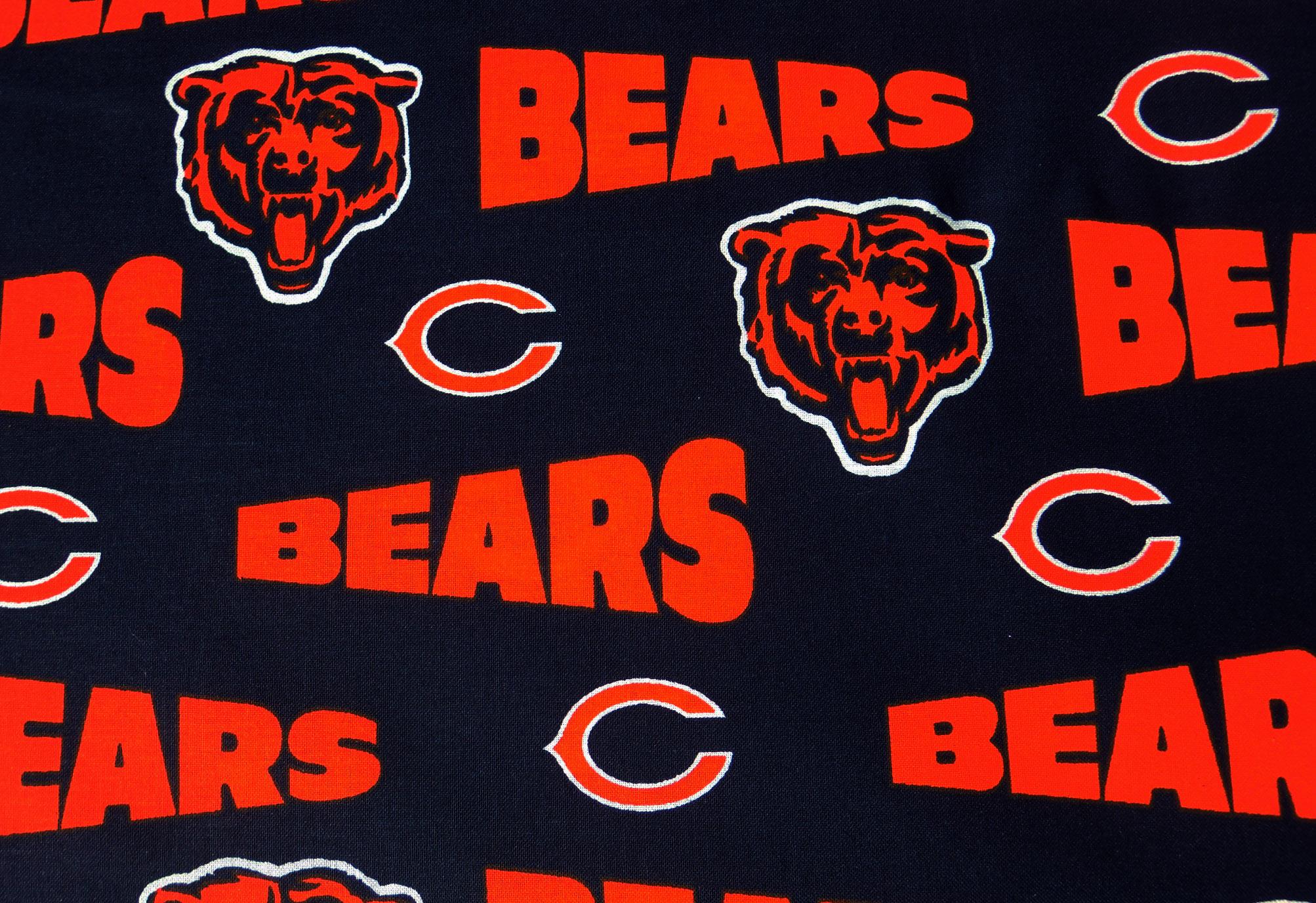 Foust Textiles Inc Chicago Bears Cotton Print Fabric