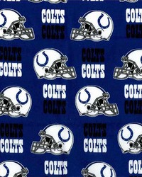 Indianapolis Colts Cotton Print by   