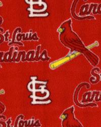 St. Louis Cardinals Fleece by  Foust Textiles Inc 
