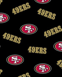 San Francisco 49ers Fleece by  Foust Textiles Inc 