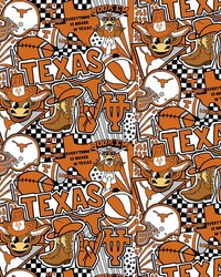 Texas Longhorns Pop Art by   
