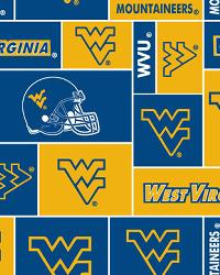 West Virginia Mountaineers Block Fleece by   