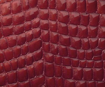 Garrett Leather DiModa Gatora Scarlotto Leather in DiModa Red Upholstery Fire Rated Fabric Animal Print  DiModa Patent Leather  Fabric