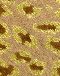 Capelli Hide Gold Leopard Leather by  Barrow 