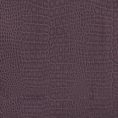 Garrett Leather Mystique Croco Eggplant Leather in Mystique Croco Purple Upholstery Enhanced  Blend Fire Rated Fabric Embossed Leather Italian Leather  Fabric