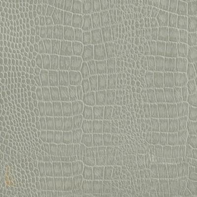 Garrett Leather Mystique Croco Perle Leather in Mystique Croco Grey Upholstery Enhanced  Blend Fire Rated Fabric Embossed Leather Italian Leather  Fabric