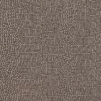 Garrett Leather Mystique Croco Chrome Leather in Mystique Croco Grey Upholstery Enhanced  Blend Fire Rated Fabric Embossed Leather Italian Leather  Fabric