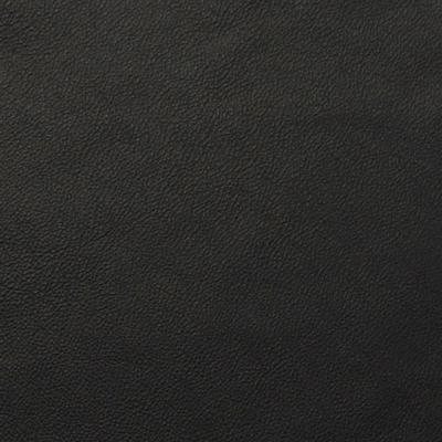 Greenhouse Fabrics 75473 Ebony in Classic Leathers Black Upholstery Grain  Blend Fire Rated Fabric Solid Leather HIdes Solid Black   Fabric