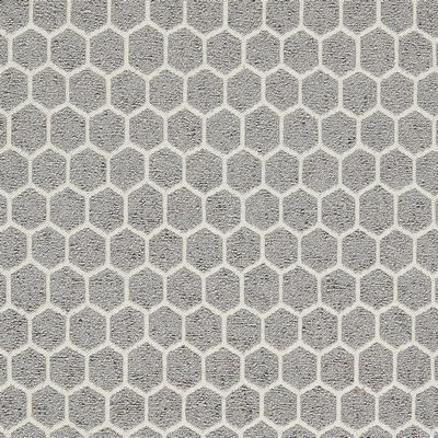 Gum Tree Abbott Storm in new 2022 2nd batch Grey Polyester  Blend Fire Rated Fabric Geometric   Fabric