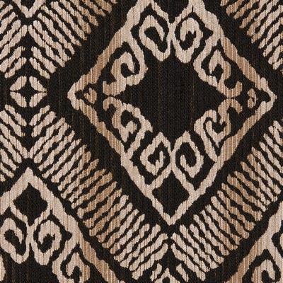 Gum Tree Ambition Onyx in new2021 Black Fire Rated Fabric Southwestern Diamond  Navajo Print   Fabric