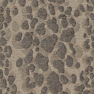 Gum Tree Lynx Cloudburst in new 2022 2nd batch Brown Rayon  Blend Fire Rated Fabric Animal Print   Fabric