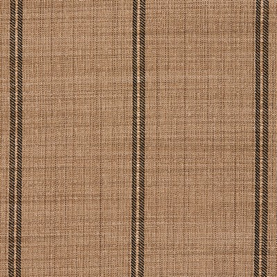 Gum Tree Side Lines Taupe in new2021 Brown 75%  Blend Fire Rated Fabric Striped   Fabric