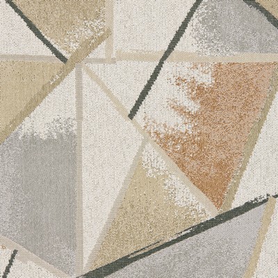 Gum Tree Trifecta Sand in new2021 Brown Polyester  Blend Fire Rated Fabric Geometric   Fabric