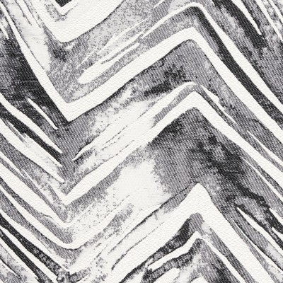 Gum Tree Xander Granite in new 2022 2nd batch Grey Polyester  Blend Fire Rated Fabric Zig Zag   Fabric