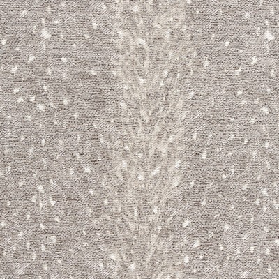 Gum Tree Yearling Fog in new 2022 2nd batch Grey Polyester  Blend Fire Rated Fabric Animal Print   Fabric