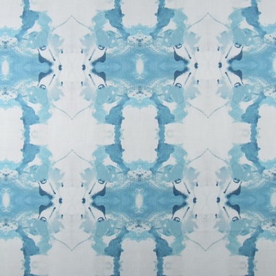Hamilton Fabric Greta Marine in Feb 2022 Blue Cotton Abstract   Fabric