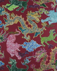 Himalaya Coral by  Hamilton Fabric 