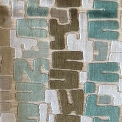 Hamilton Fabric Hubbard Forest in Feb 2022 Green Viscose  Blend Geometric  Contemporary Velvet   Fabric