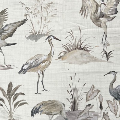 Hamilton Fabric Aviary Natural jan 2024 Beige Cotton Cotton Birds and Feather  Oriental  Fabric