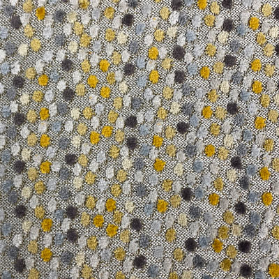 Hamilton Fabric Bacchus Butternut in NoImage Yellow Polka Dot  Contemporary Velvet   Fabric