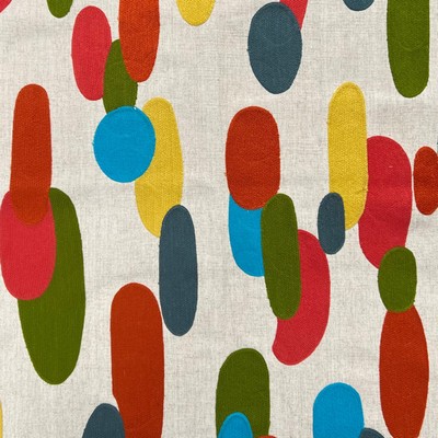 Hamilton Fabric Celeste Jubilee jan 2024 Multi P  Blend Circles and Swirls Crewel and Embroidered  Polka Dot  Groovy Retro  Fabric