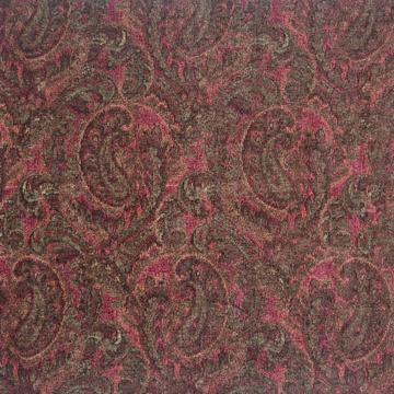 Kasmir Bandera Scroll Redwood in Favorite Things, Volume 2 Red Multipurpose Rayon  Blend Fire Rated Fabric Classic Paisley   Fabric