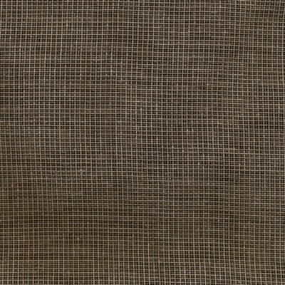 Kasmir Barely There Earth in Window Dressing Brown Sheer Polyester Fire Rated Fabric NFPA 701 Flame Retardant  Solid Sheer  Solid Brown   Fabric