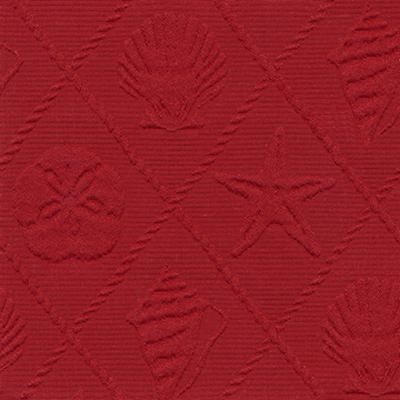 Kasmir Beachview Claret in Fresh Perspectives, Volume 1 Red Multipurpose Cotton  Blend Fire Rated Fabric Solid Colored Diamond  Sea Shell   Fabric
